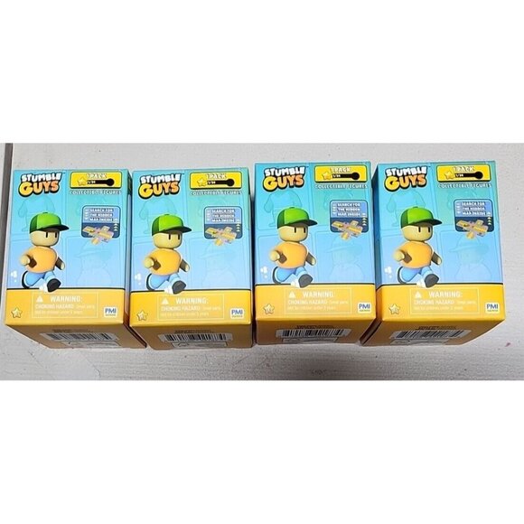 New Lot 4 STUMBLE GUYS Knockout Game BLIND‎ BOX Mini COLLECTIBLE FIGURES Mystery - Picture 1 of 7